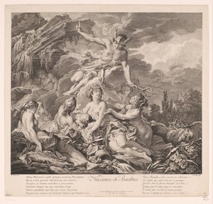Bacchus születése Naissance de Bacchus (cím a tárgyon)