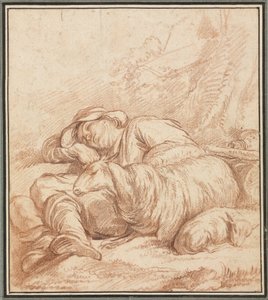 Egy alvó pásztor, 1700-1800.