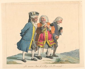 Főiskolai barátok sétálni alkotó: Pierre Alexandre Wille