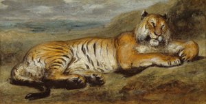 Pihenő tigris, 1830 körül