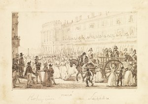 Robespierre-t és cinkosait kivégzésükhöz vezették, 1794