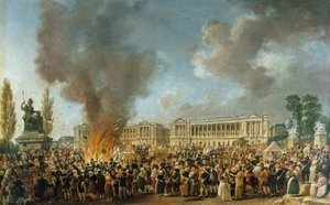 Az egység és oszthatatlanság ünnepe 1793. augusztus 10-én.