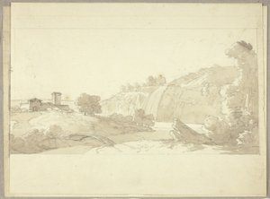 Panoráma olasz táj alkotó: Pierre Antoine Mongin