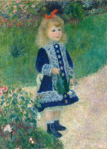 Egy lány öntözőkannával, 1876. alkotó: Pierre Auguste Renoir
