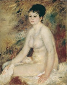 A fürdő után, 1876. alkotó: Pierre-Auguste Renoir