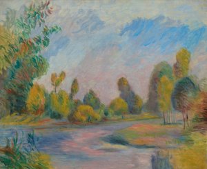 A folyó mellett, 1896. alkotó: Pierre Auguste Renoir