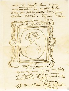 Dedikált levél Dr. Fritz Thurneyssennek, Párizs és Les Collettes, 1908. június 24. alkotó: Pierre Auguste Renoir