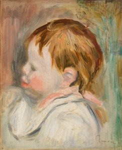 Babafej (Gyermek feje, bal oldali profil) alkotó: Pierre Auguste Renoir