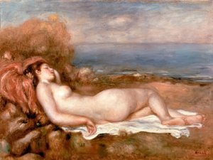 Fürdős a tenger mellett alkotó: Pierre Auguste Renoir