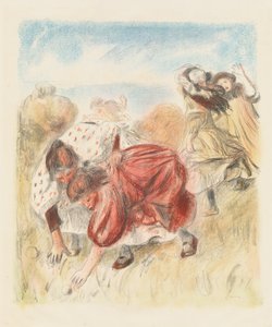 Labdázó gyerekek Gyerekek labdáznak, 1900. alkotó: Pierre Auguste Renoir
