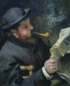 Claude Monet (1840-1926) újságot olvas, 1872