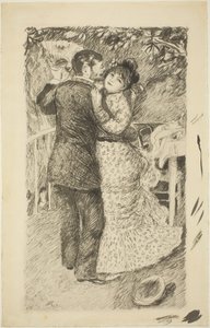 Tánc a vidéken, 1883. alkotó: Pierre Auguste Renoir