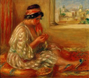 Gabrielle algériai nyelven alkotó: Pierre Auguste Renoir
