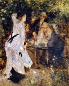Az Au Jardin du Moulin de la Galette kertben, 1876. alkotó: Pierre Auguste Renoir