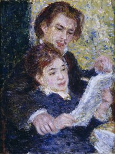 A stúdióban: Georges Riviere és Marguerite Legrand alkotó: Pierre Auguste Renoir