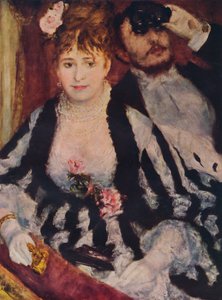La Loge Theater Box, 1874, 1938 alkotó: Pierre Auguste Renoir