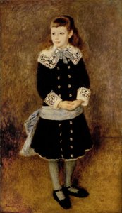 A kéköves lány ... (olaj, vászon) alkotó: Pierre Auguste Renoir