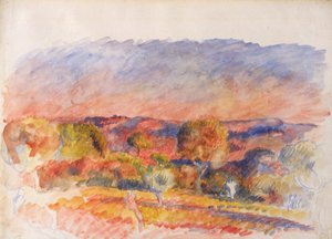 Táj, 1889. alkotó: Pierre Auguste Renoir