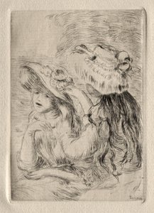 Le Chapeau epinglé (metszet) alkotó: Pierre Auguste Renoir
