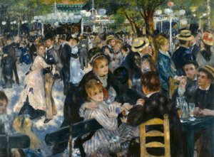 A Moulin de la Galette alkotó: Pierre Auguste Renoir