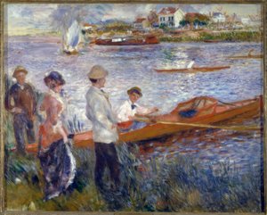 A Canotiers Chatouban alkotó: Pierre Auguste Renoir
