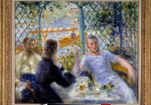 Lunch at the restaurant Fournaise or the rowers lunch alkotó: Pierre Auguste Renoir