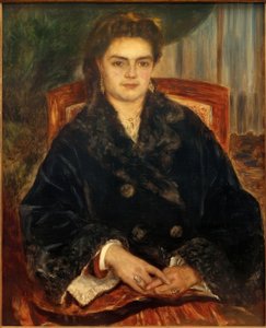 Edouard Bernier asszony alkotó: Pierre Auguste Renoir