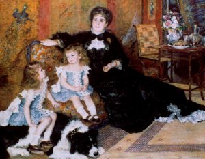 Madame Georges Charpentier és gyermekei, 1878 alkotó: Pierre Auguste Renoir