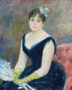 Madame Léon Clapisson, 1883. alkotó: Pierre Auguste Renoir