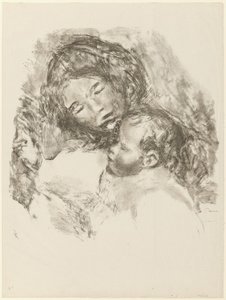 Kismama, nagy tányér alkotó: Pierre-Auguste Renoir