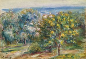 Déli táj, 1910 alkotó: Pierre Auguste Renoir