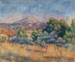 Mont Sainte-Victoire alkotó: Pierre Auguste Renoir