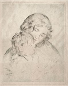 Anya és gyermeke, 1896. alkotó: Pierre Auguste Renoir