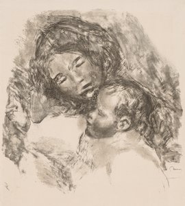 Anyaság, 1912. alkotó: Pierre Auguste Renoir