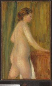 Akt fürdőlepedővel, 1900 körül