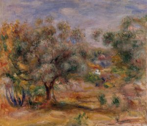 Olívafa Les Collettes-ben, 1910-15 körül (olaj, vászon) alkotó: Pierre Auguste Renoir