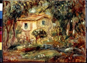 Vidéki táj. Le Canet. Pierre Auguste Renoir festménye (Pierre-Auguste RenoirVidéki táj. Le Canet. Pierre Auguste Renoir festménye (Pierre-Auguste Renoir alkotó: Pierre Auguste Renoir