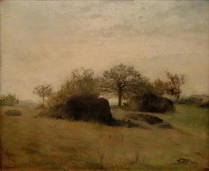 Fontainebleau táj alkotó: Pierre Auguste Renoir