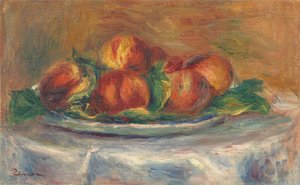 Őszibarack tányéron, 19021905. alkotó: Pierre Auguste Renoir