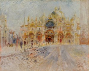 Place San Marco, Velence alkotó: Pierre Auguste Renoir