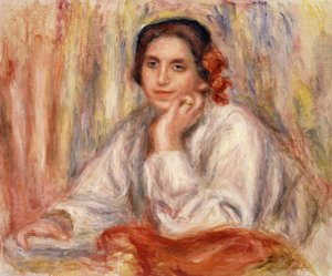 Vera Sergine Renoir portréja, 1914 alkotó: Pierre Auguste Renoir