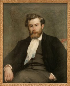 Alfred Sisley festő portréja alkotó: Pierre Auguste Renoir