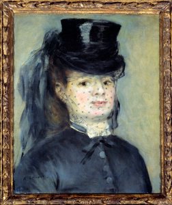 Madame Darras portréja, szül. Henriette Oudiette, Paul Darras kapitány felesége (1873-as tanulmány az Amazonas számára) alkotó: Pierre Auguste Renoir