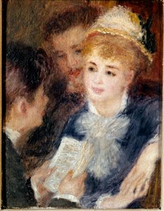 A szerep olvasása. Pierre Auguste Renoir festménye (Pierre-Auguste alkotó: Pierre Auguste Renoir