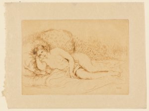 Fekvő akt alkotó: Pierre Auguste Renoir