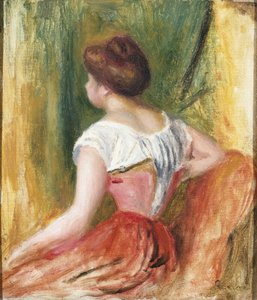Ülő fiatal nő alkotó: Pierre Auguste Renoir