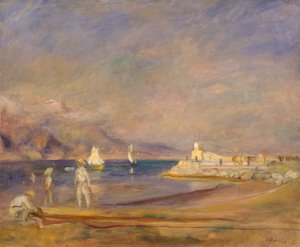 St Tropez, Franciaország, 1898-1900. alkotó: Pierre Auguste Renoir