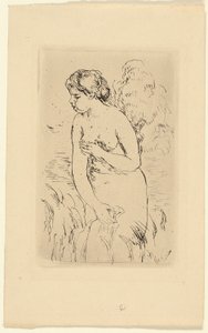 Álló fürdőző alkotó: Pierre Auguste Renoir