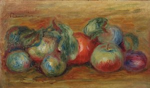 Csendélet gyümölcsökkel alkotó: Pierre Auguste Renoir