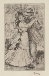 A Country Dance alkotó: Pierre Auguste Renoir
